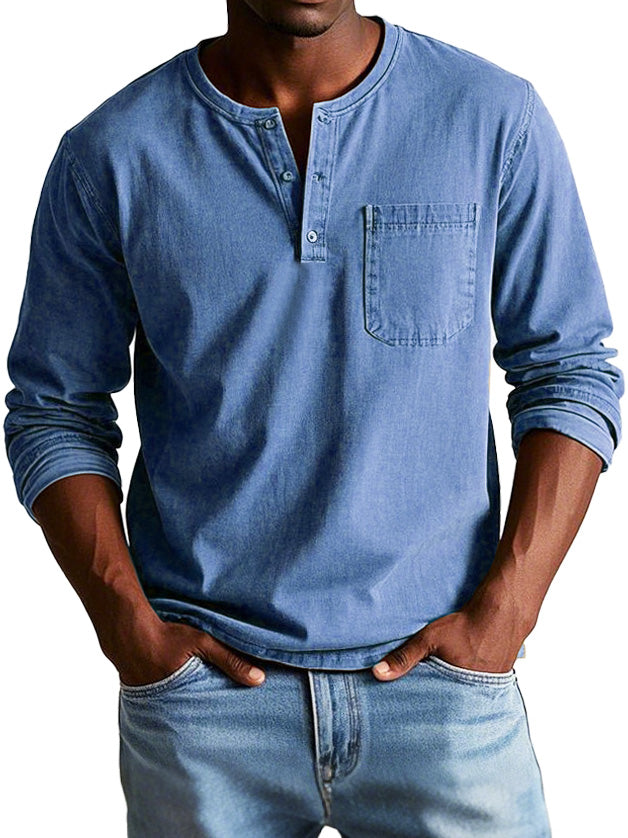 THE GERRY | CLASSIC DENIM POCKET SHIRT