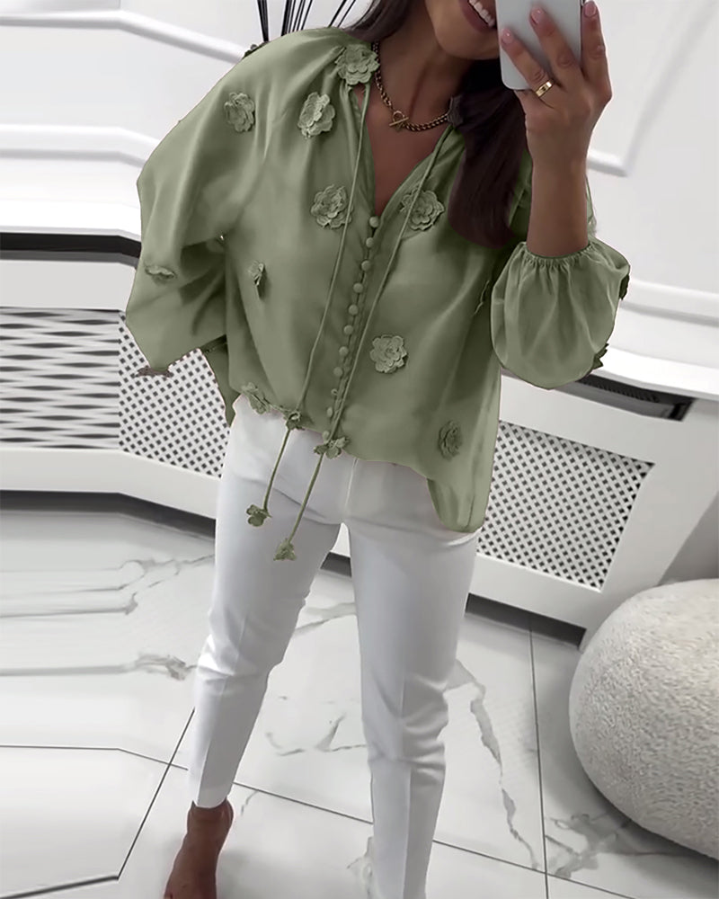 THE LYSANDRA | ELEGANT BLOOM BLOUSE