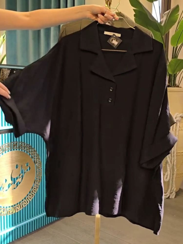 THE NALANI | RELAXED LAPEL BLOUSE