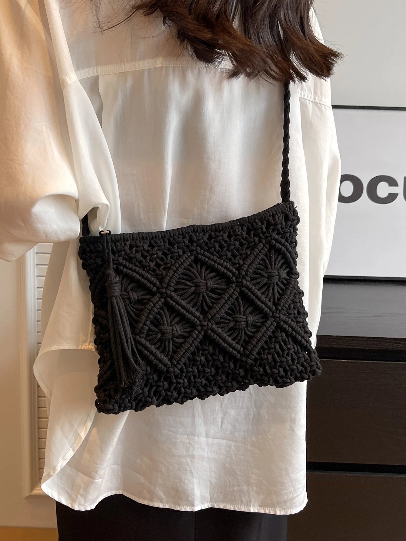 THE ONDINA | WOVEN CROSSBODY SHOULDER BAG