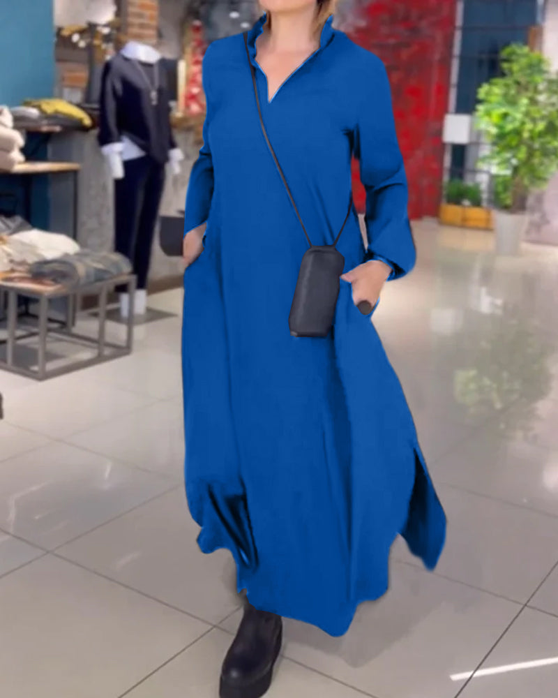 THE ALORA | RELAXED COLLAR DRESS