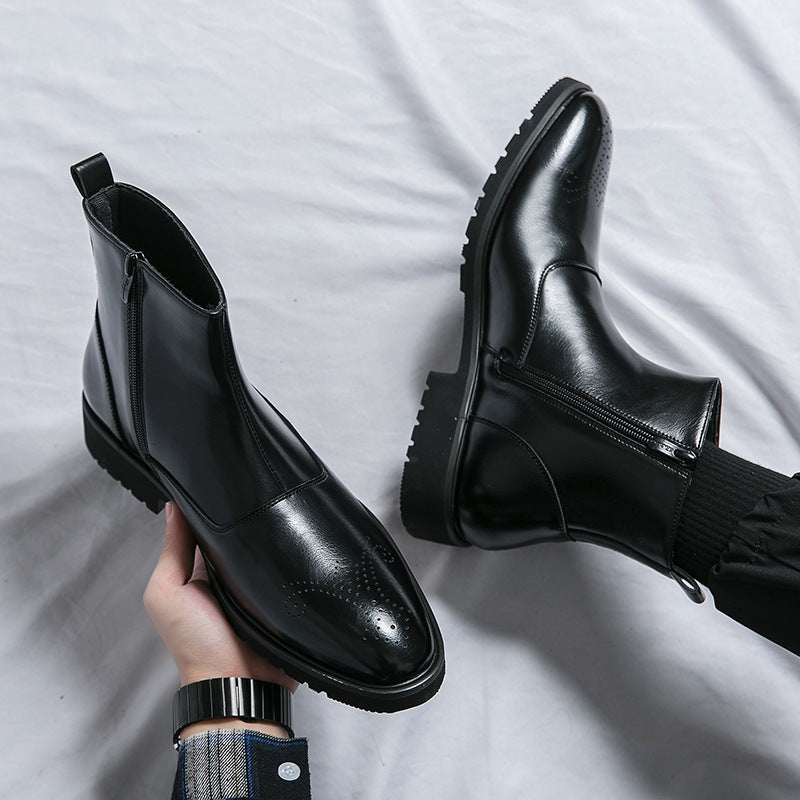 THE MONTGOMERY | LEATHER CHELSEA BOOTS