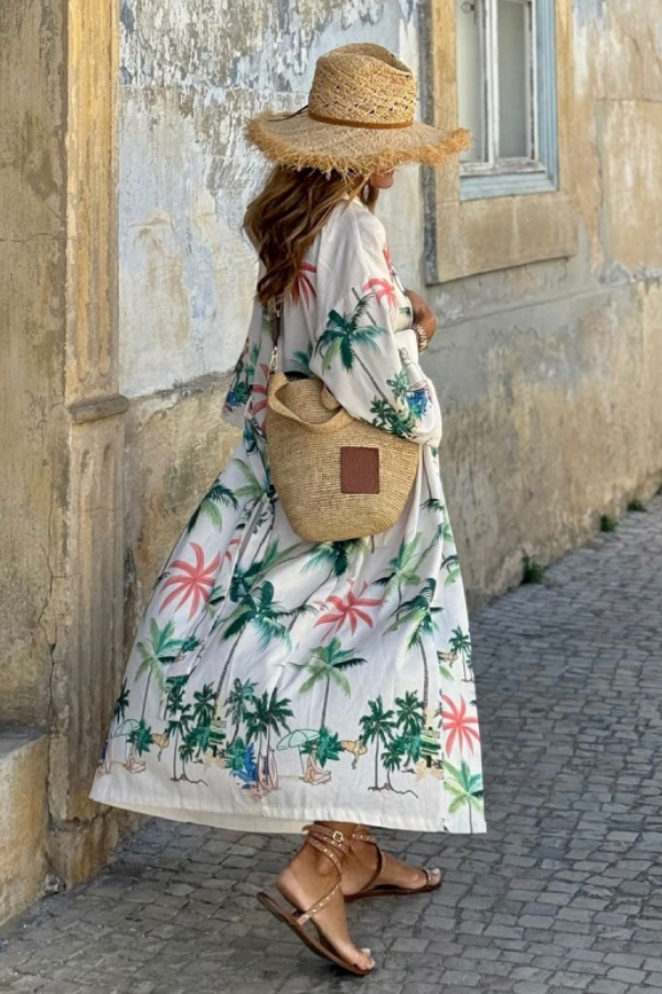 THE GRACE | LACE-UP LOOSE LONG SKIRT