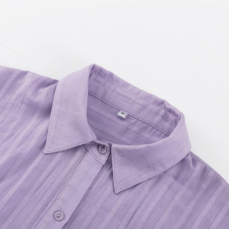 THE VIOLA | BREEZY BUTTON-UP AND SHORTS ENSEMBLE
