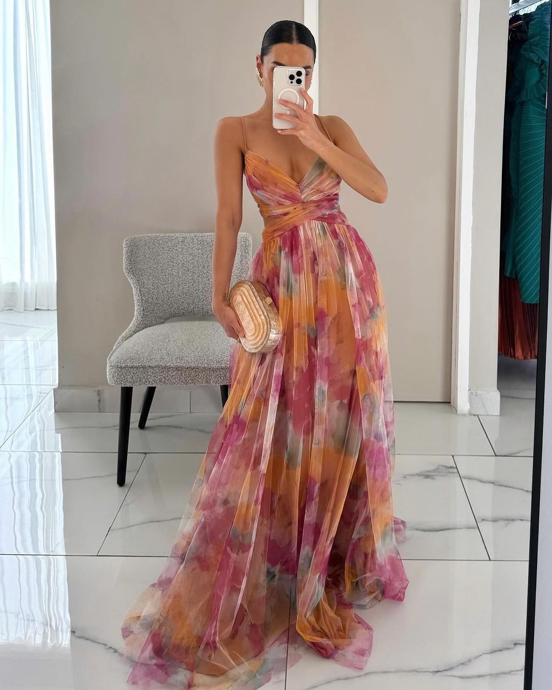 THE GISELLE | BLOOMING FLORAL MAXI DRESS