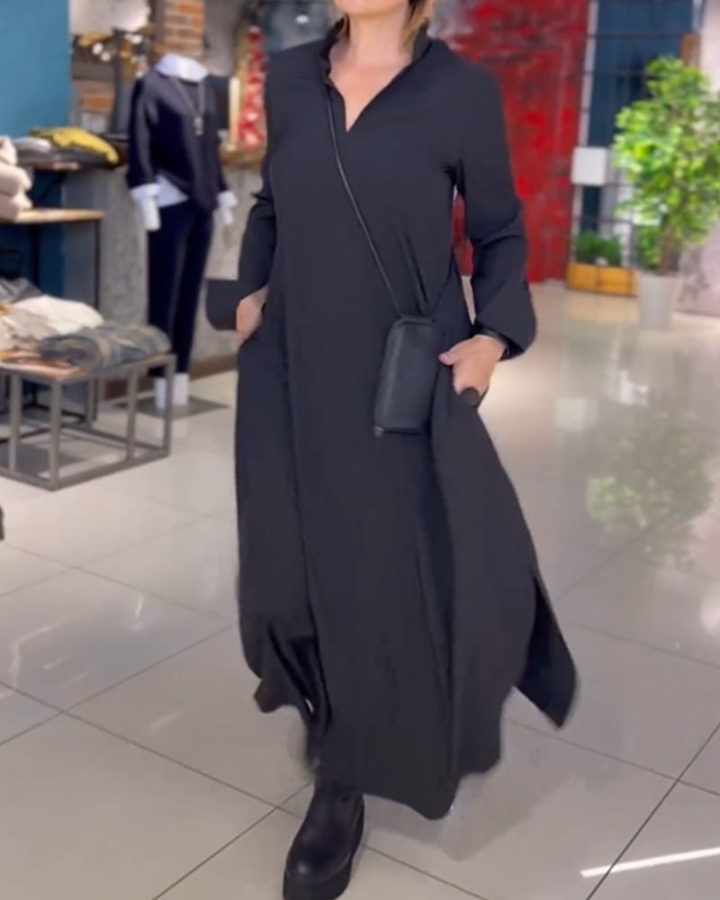 THE ALORA | RELAXED COLLAR DRESS