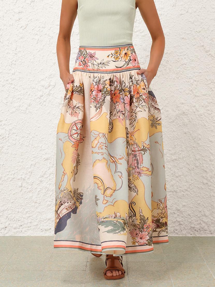 THE INDIRA | MIDI SKIRT