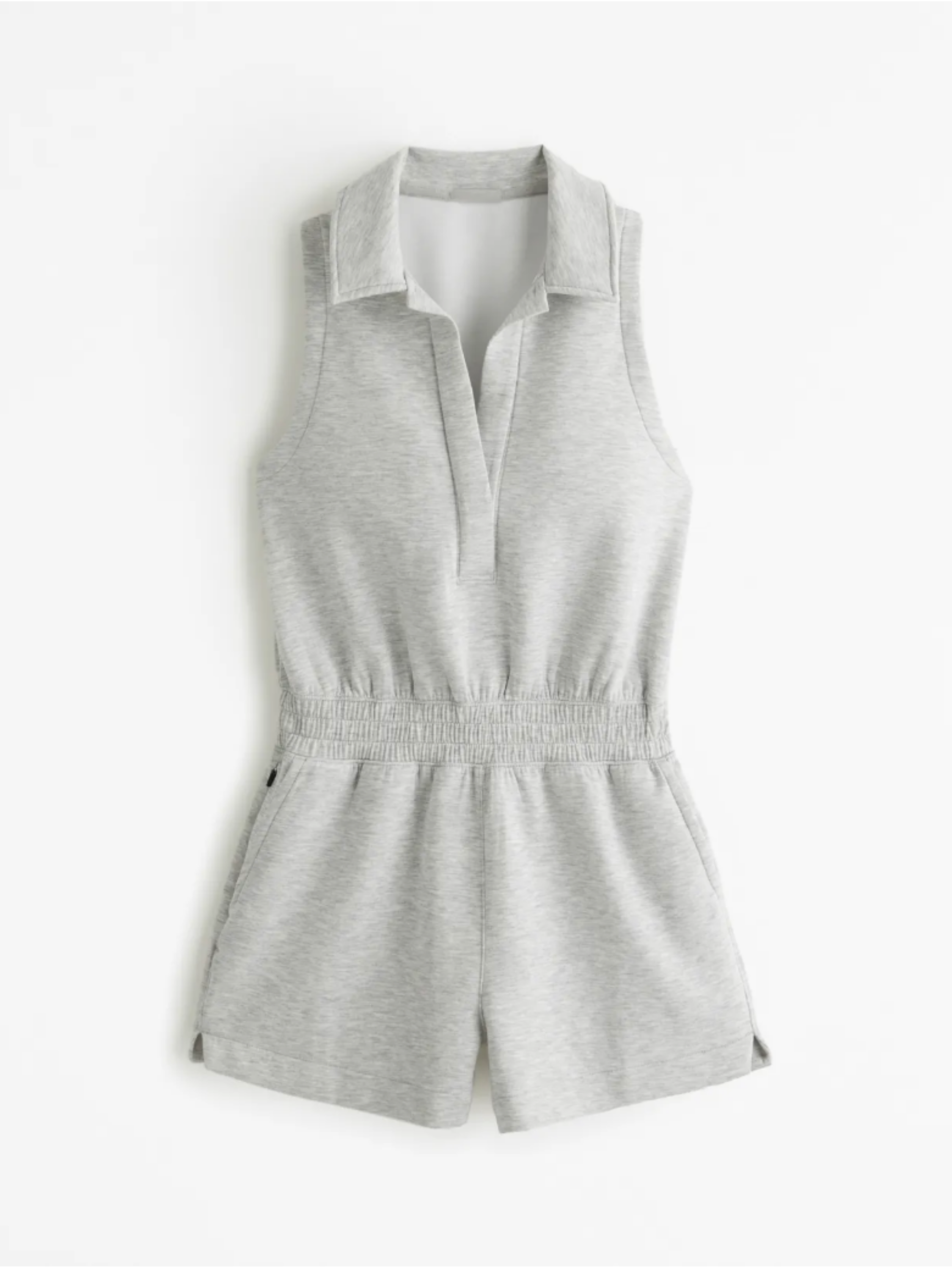 THE JUNE | KNIT POLO ROMPER
