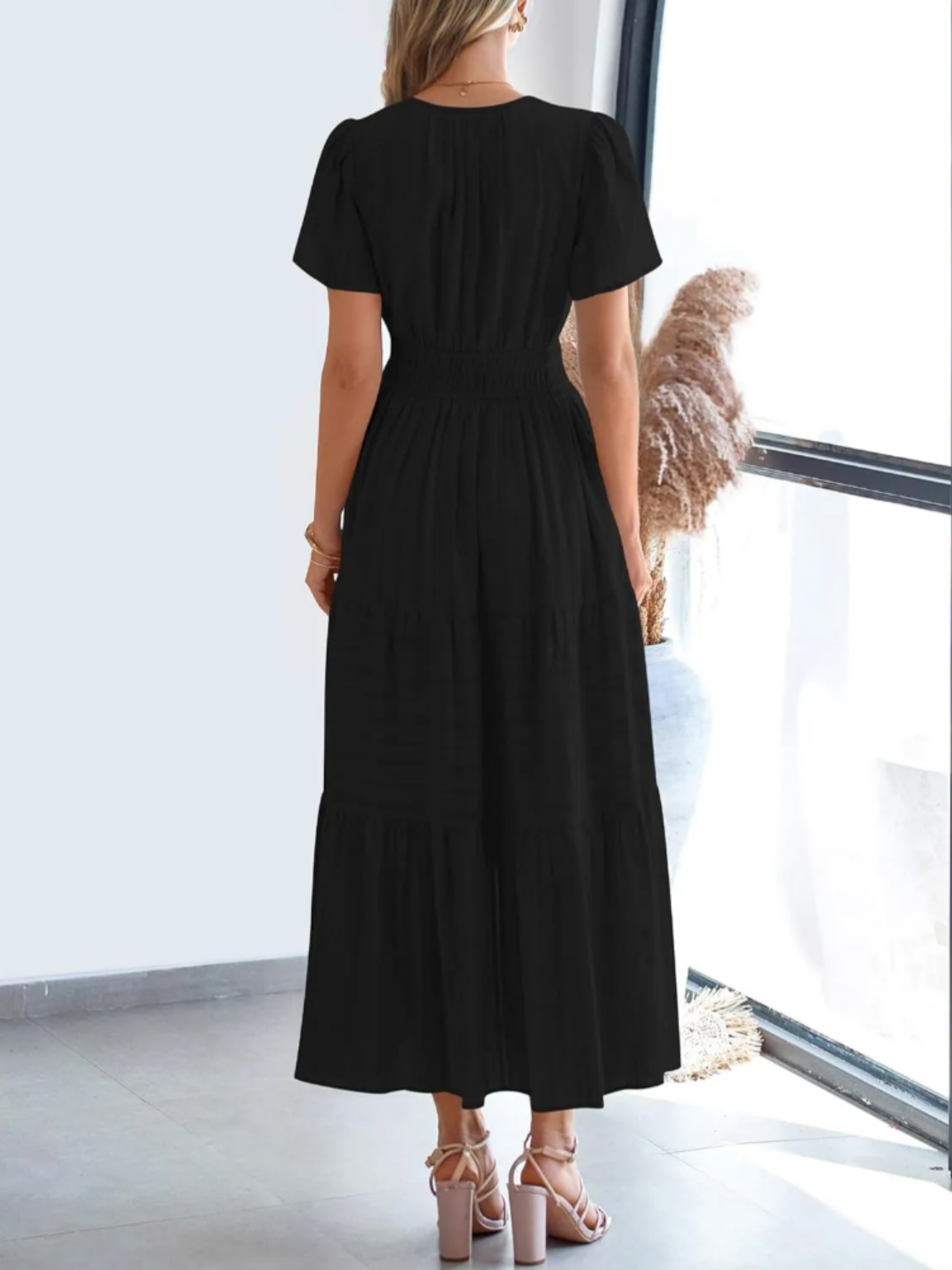 THE ELARA | LIGHTWEIGHT SUMMER MIDI DRESS