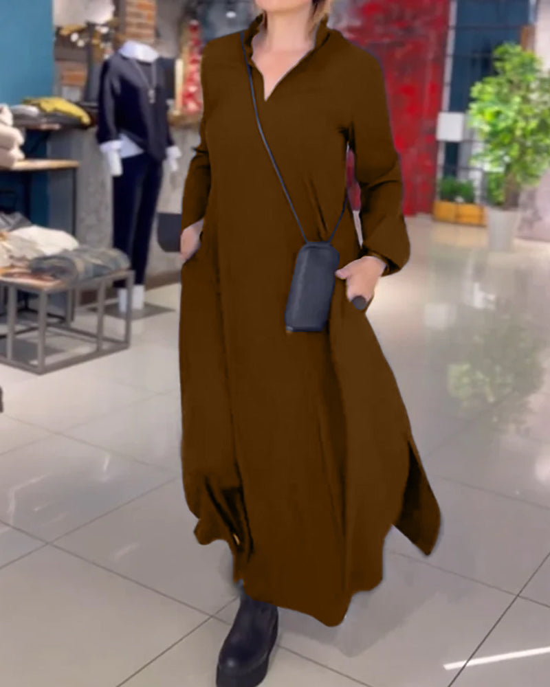 THE ALORA | RELAXED COLLAR DRESS
