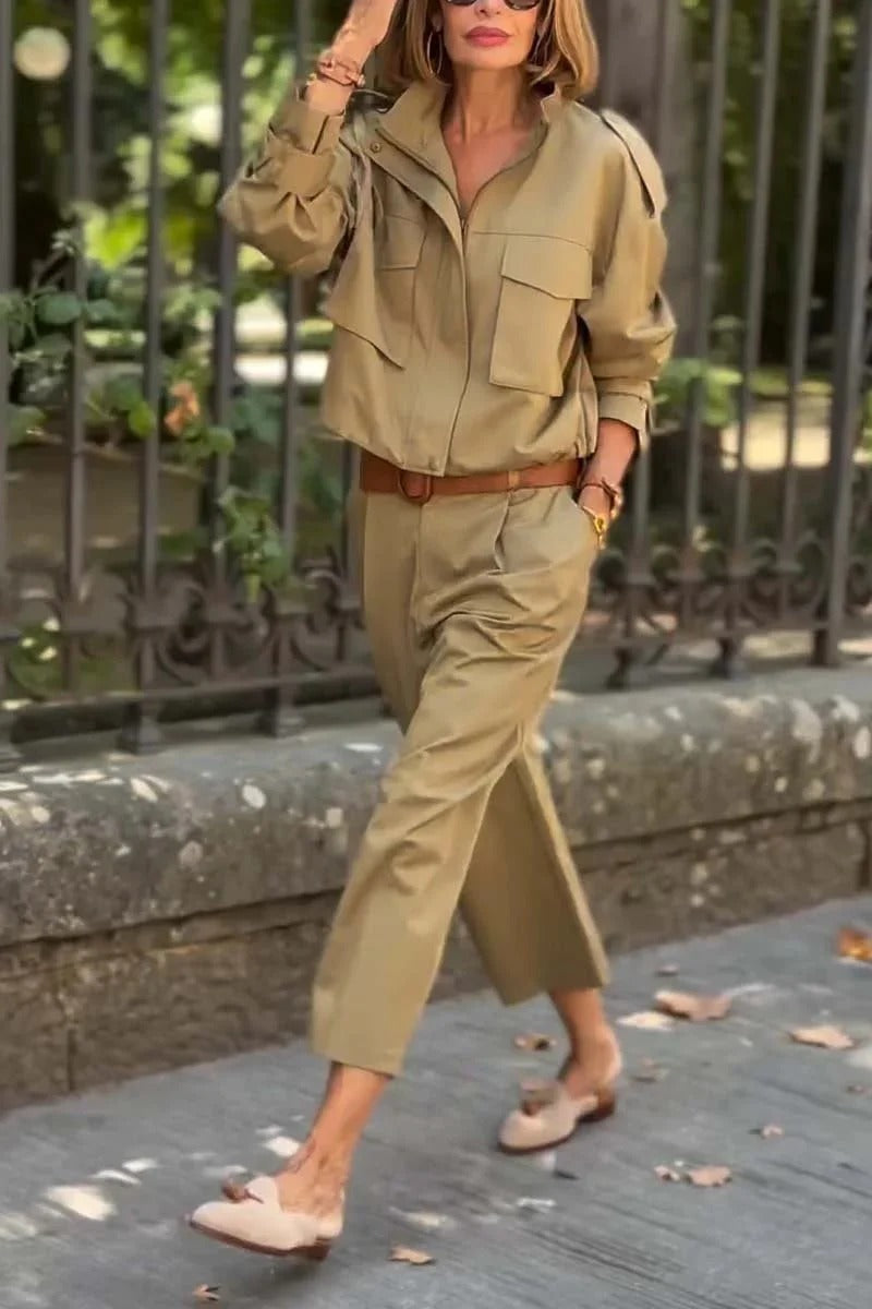 THE VIVARA | ELEGANT RELAXED CARGO SET