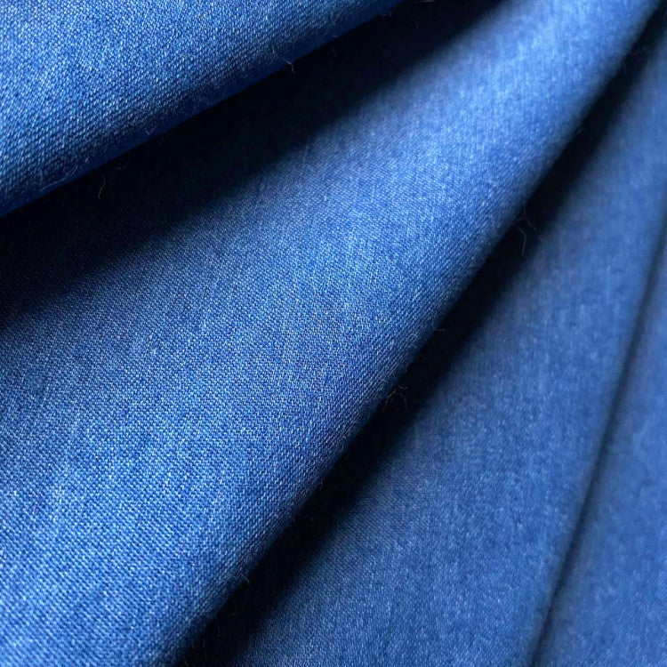 THE LOREVA | V-NECK MID-DENIM SUMMER DRESS