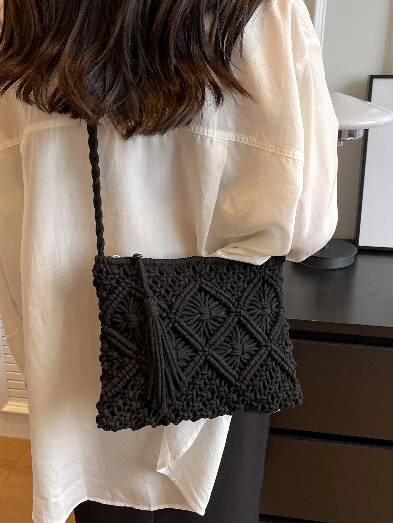 THE ONDINA | WOVEN CROSSBODY SHOULDER BAG