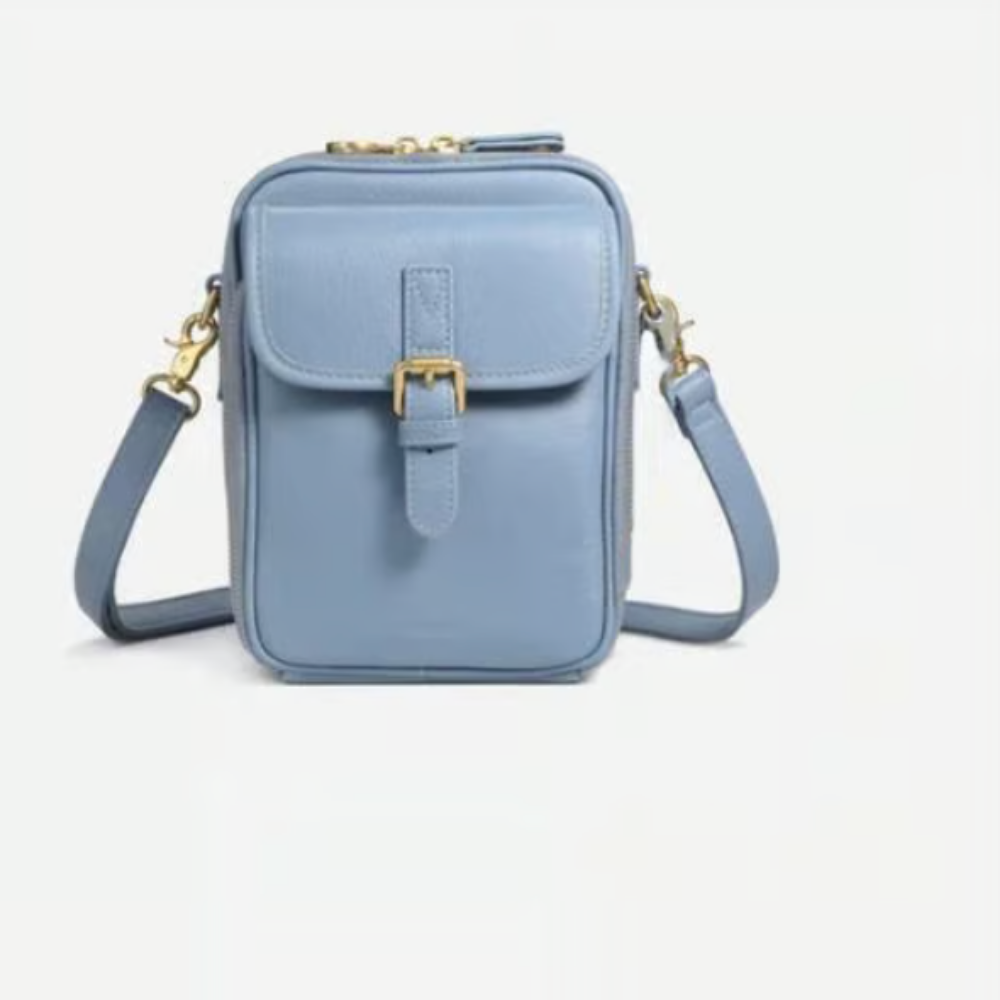 THE MAELYS | RFID-PROTECTED CLASSIC LEATHER CROSSBODY