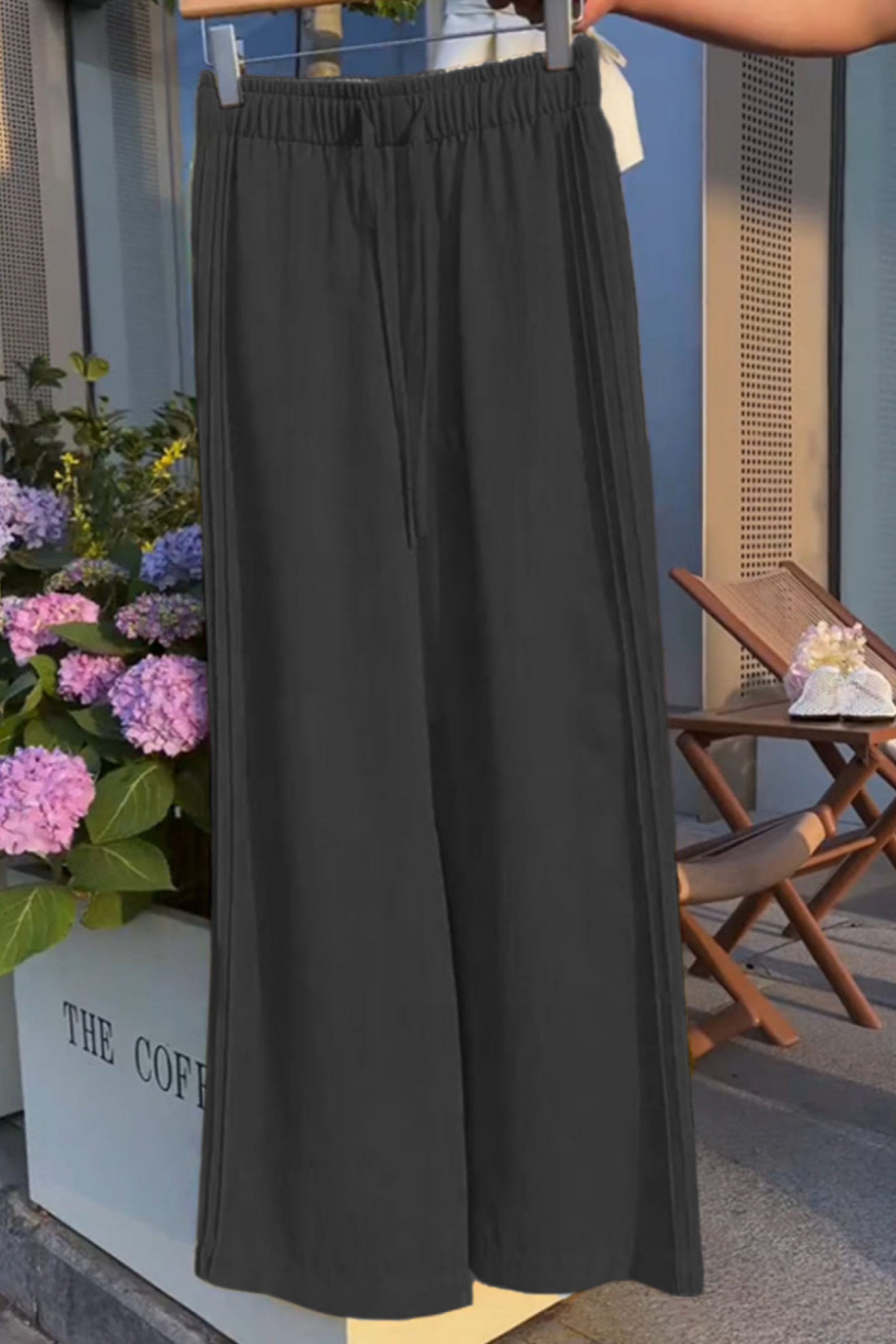 THE NOELLE | WIDE-LEG TENCEL LINEN PANTS