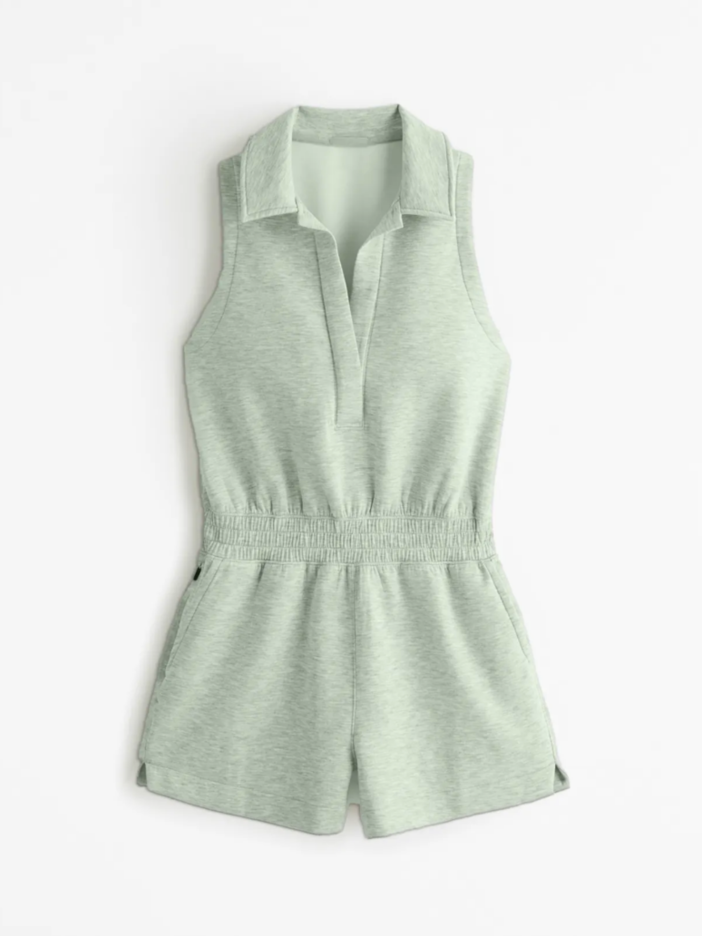 THE JUNE | KNIT POLO ROMPER