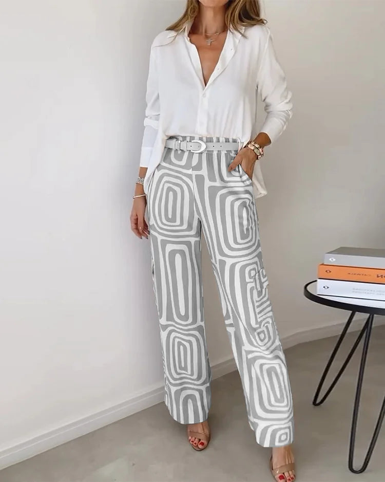 THE CANDELA SET | RELAXED PANTS + FREE BLOUSE