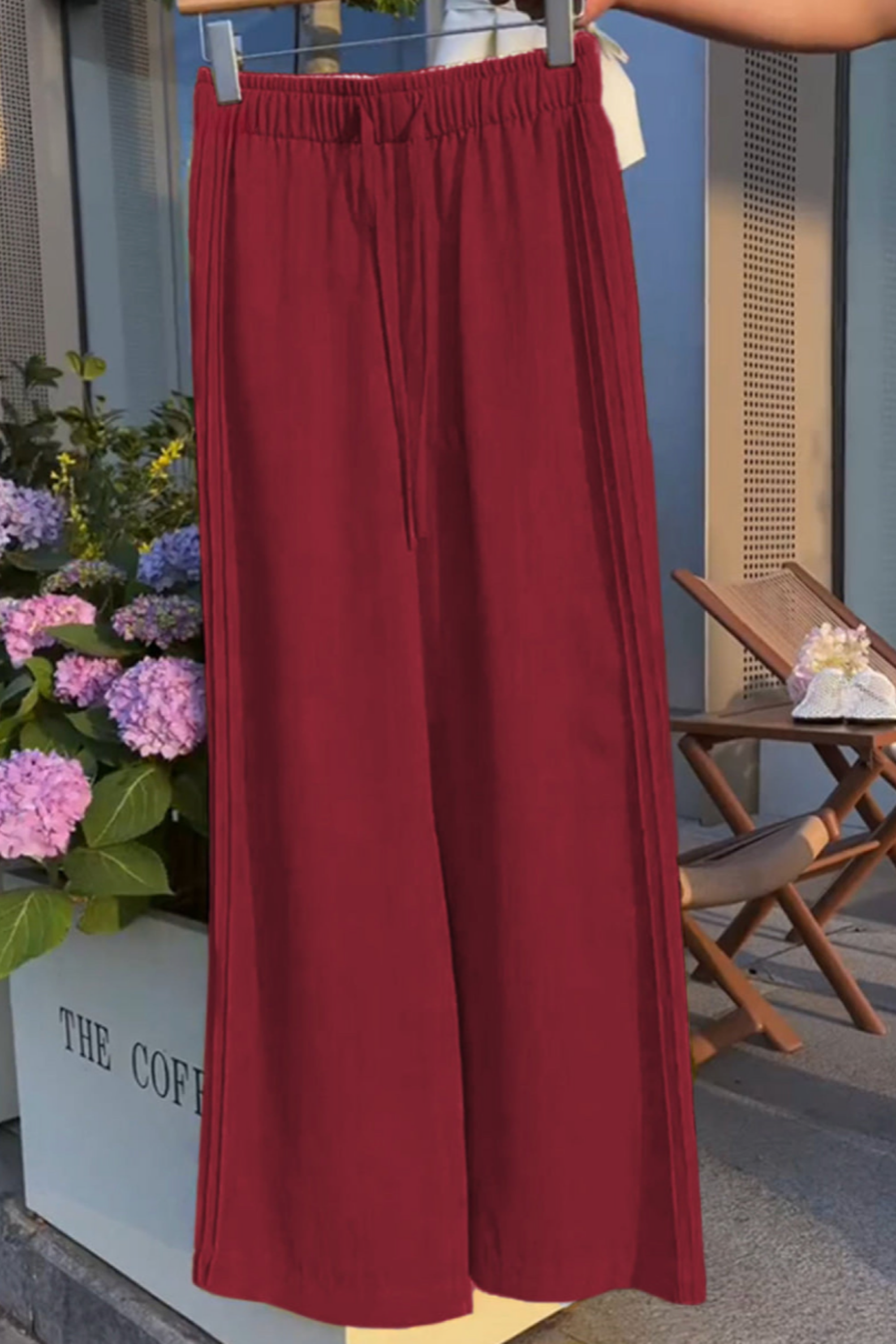 THE NOELLE | WIDE-LEG TENCEL LINEN PANTS