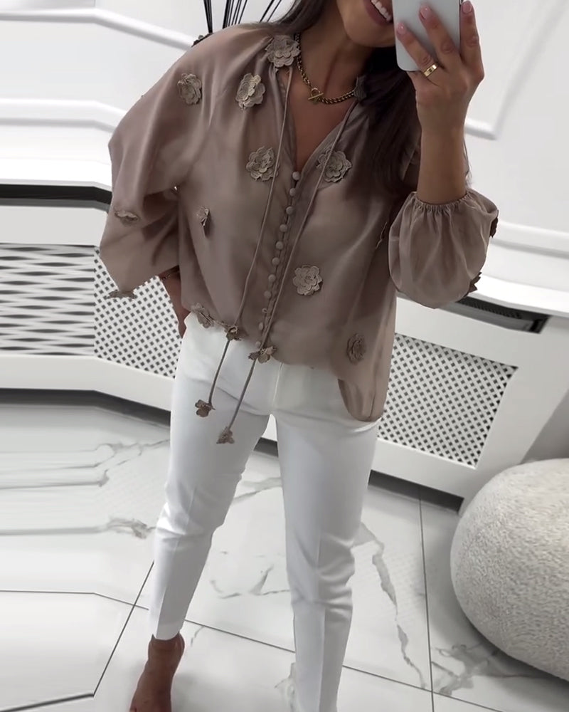 THE LYSANDRA | ELEGANT BLOOM BLOUSE