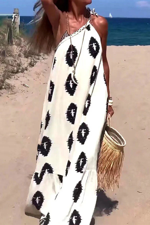 THE SARAH | ONE SHOULDER LOOSE MAXI DRESS