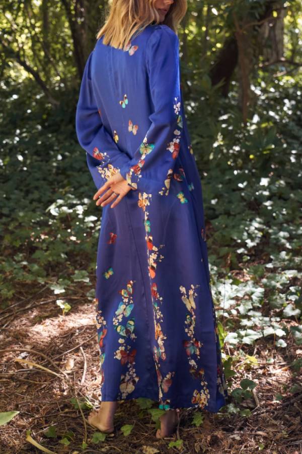 THE HANNAH | LONG SLEEVE LOOSE LONG DRESS