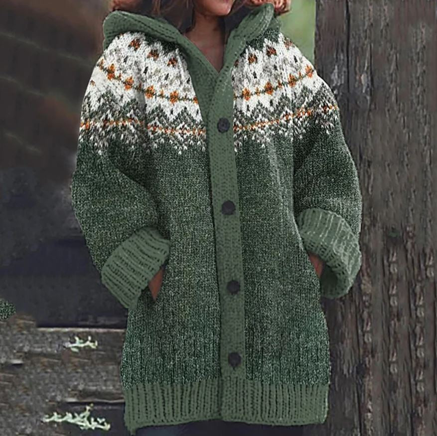 THE MOSSY | COMFORT GREEN CARDIGAN