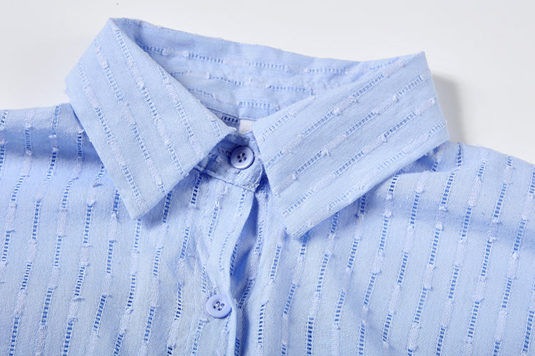 THE ELIZA | BREEZY SHIRT AND SHORTS SET