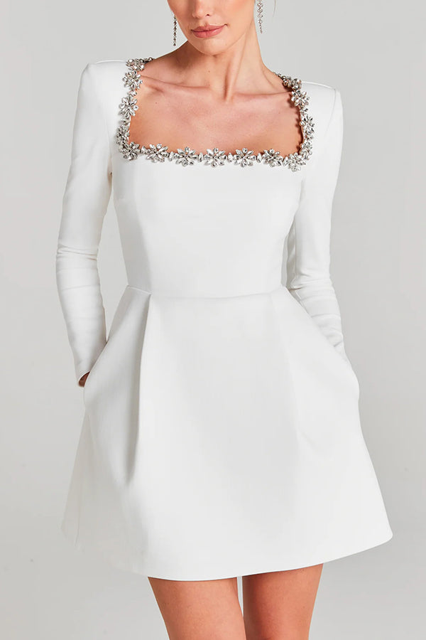 THE VIVIEN | EMBELLISHED VELVET MINI