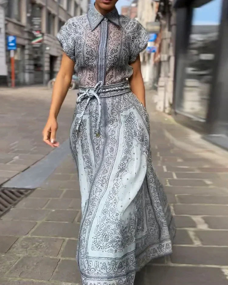 THE ADELE | BOHO PRINT TWO-PIECE SET