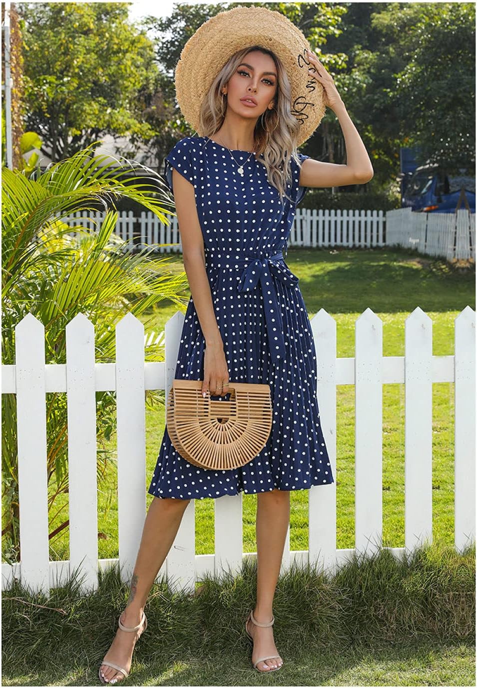 THE LYANA | POLKA DOT MIDI DRESS