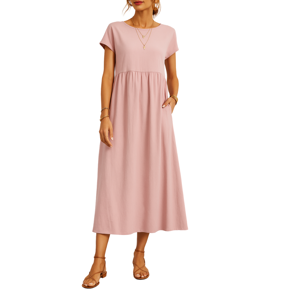 THE MAELIE | SOFT COTTON POCKET DRESS