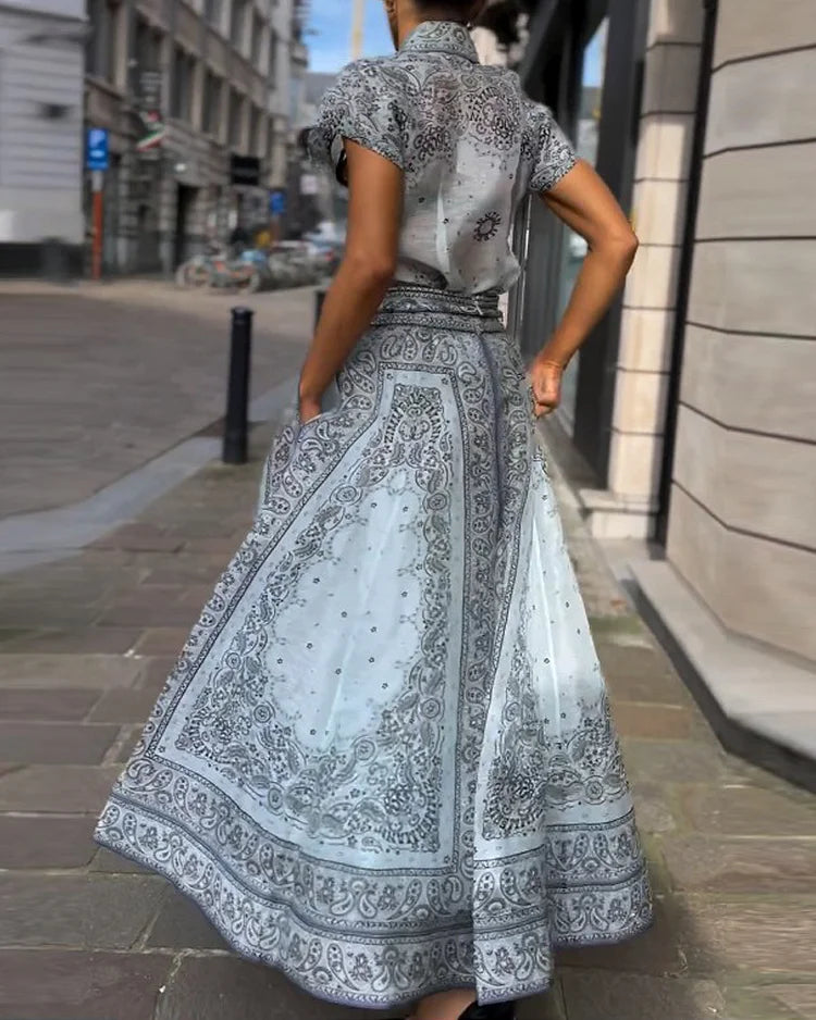 THE ADELE | BOHO PRINT TWO-PIECE SET