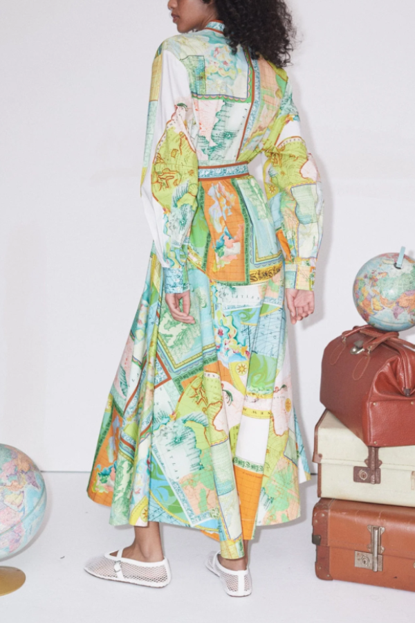 THE TERESA | BALLOON SLEEVE SHIRT MIDI DRESS