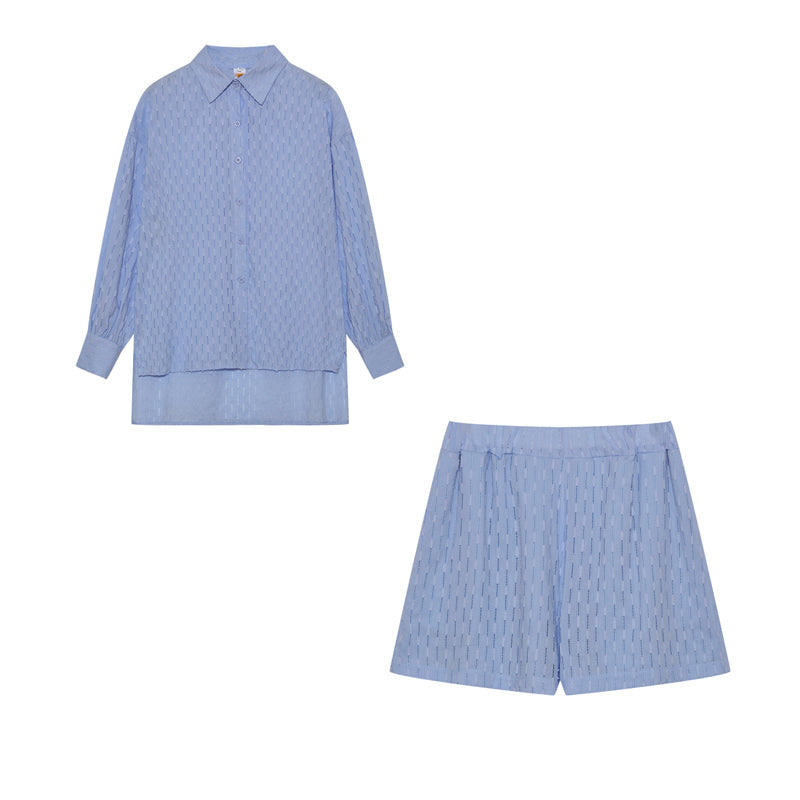 THE ELIZA | BREEZY SHIRT AND SHORTS SET