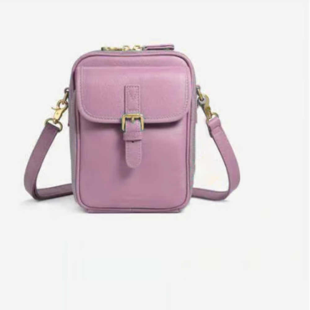 THE MAELYS | RFID-PROTECTED CLASSIC LEATHER CROSSBODY