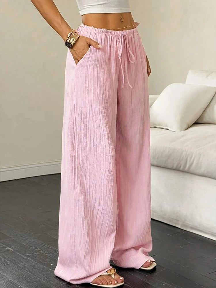 THE SERENA | RELAXED WIDE-LEG COMFORT PANTS