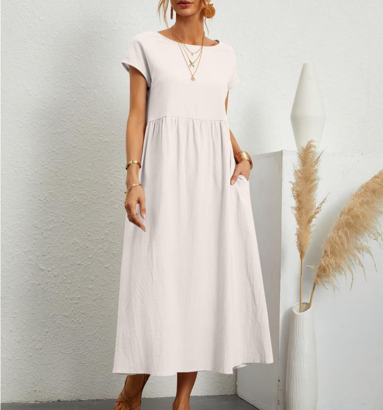 THE MAELIE | SOFT COTTON POCKET DRESS