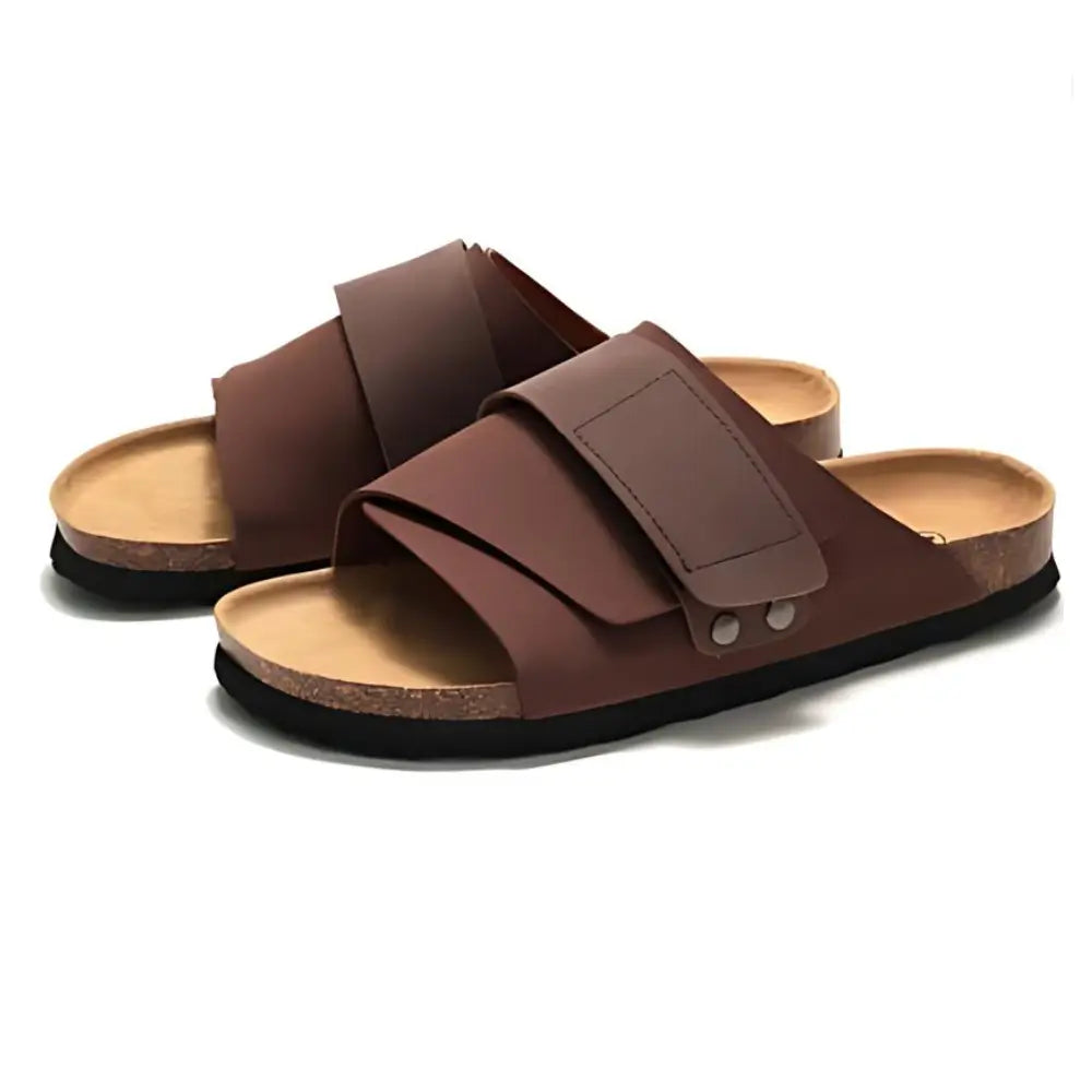 THE BAY BREEZE | SANDALS DARK BROWN