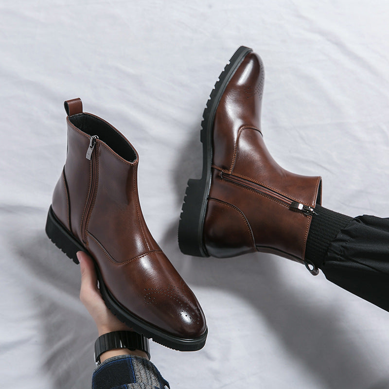 THE MONTGOMERY | LEATHER CHELSEA BOOTS