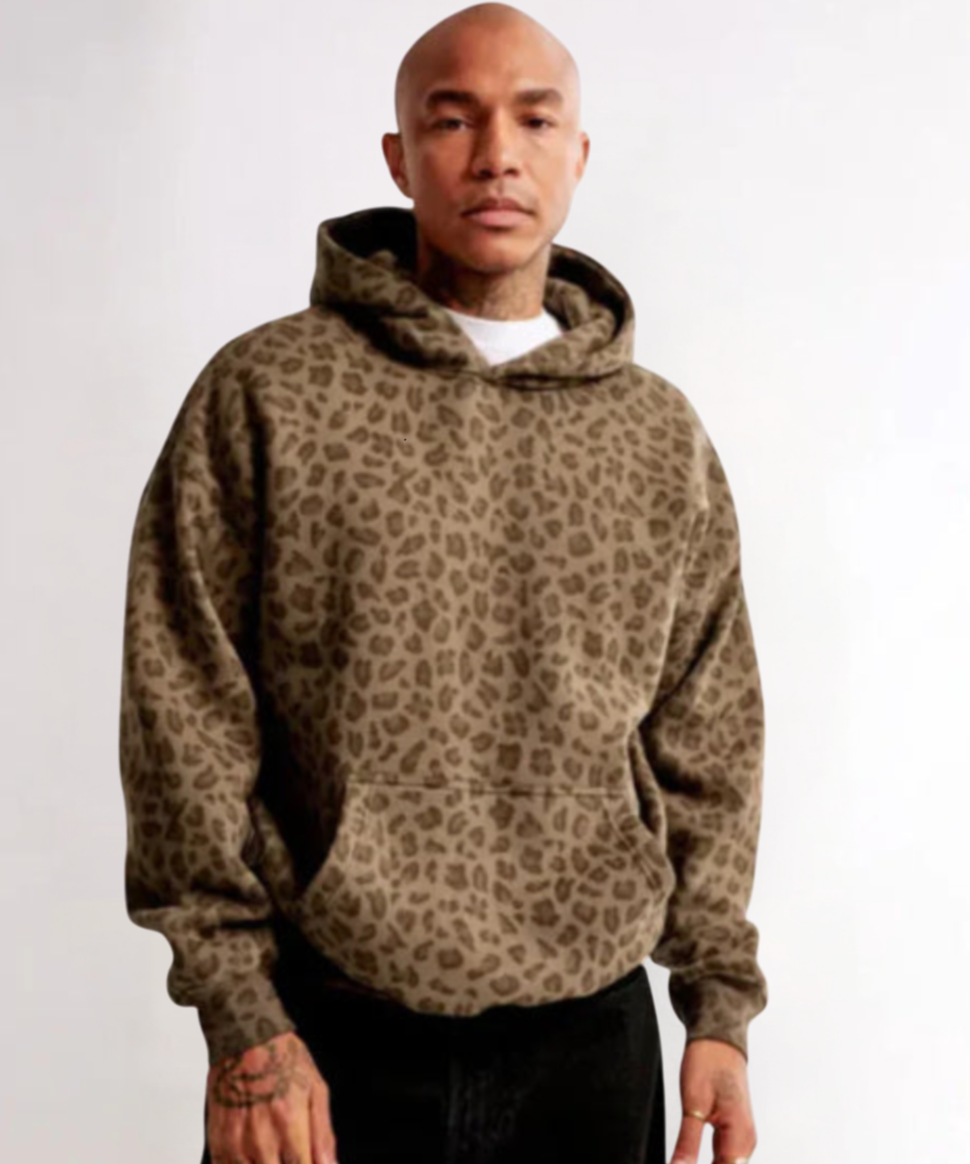 THE LEOPARD | PRINT HOODIE