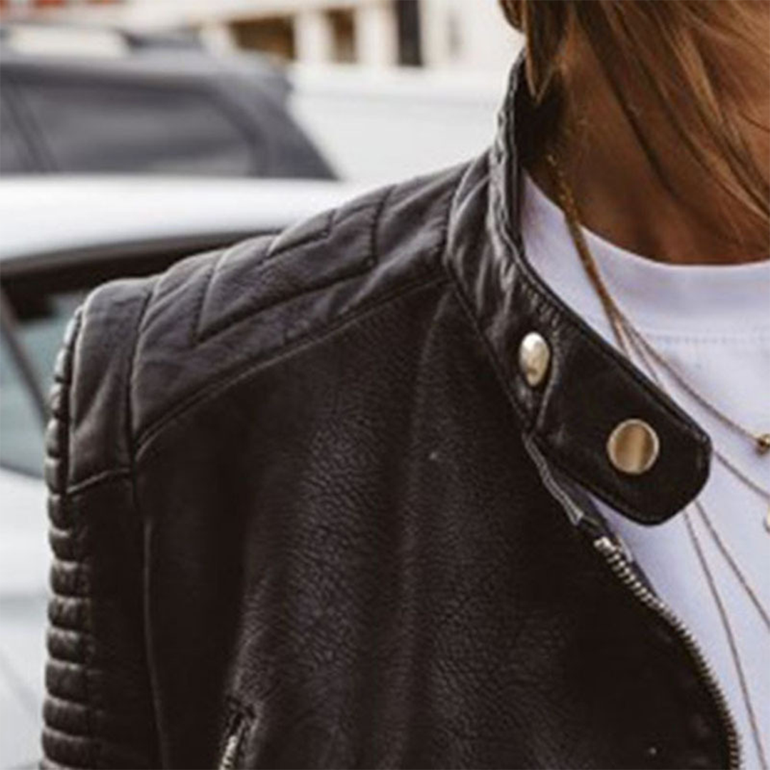 THE ALESSIA | TIMELESS LEATHER JACKET