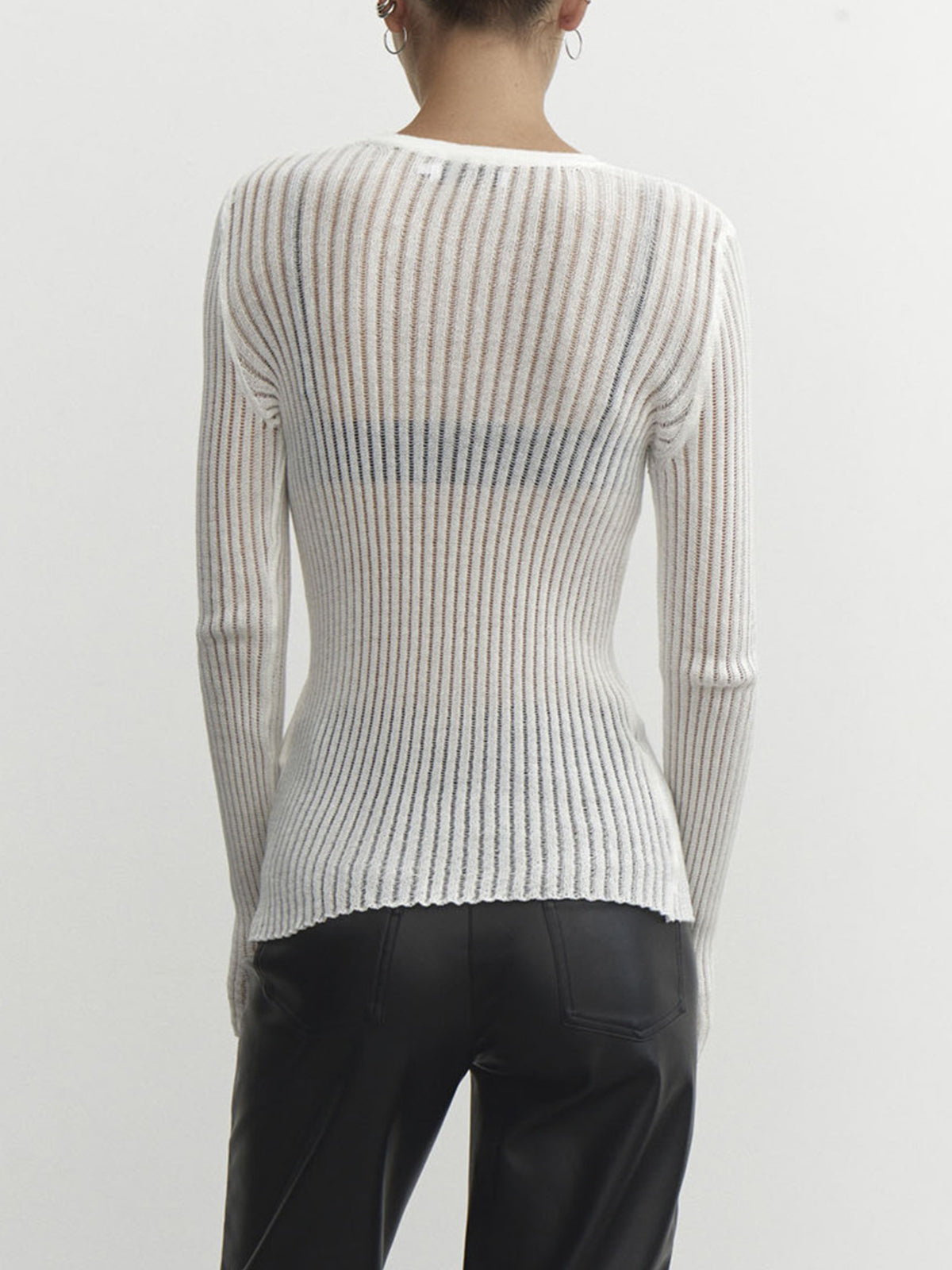 THE TEXTURED | CHIC MESH TOP