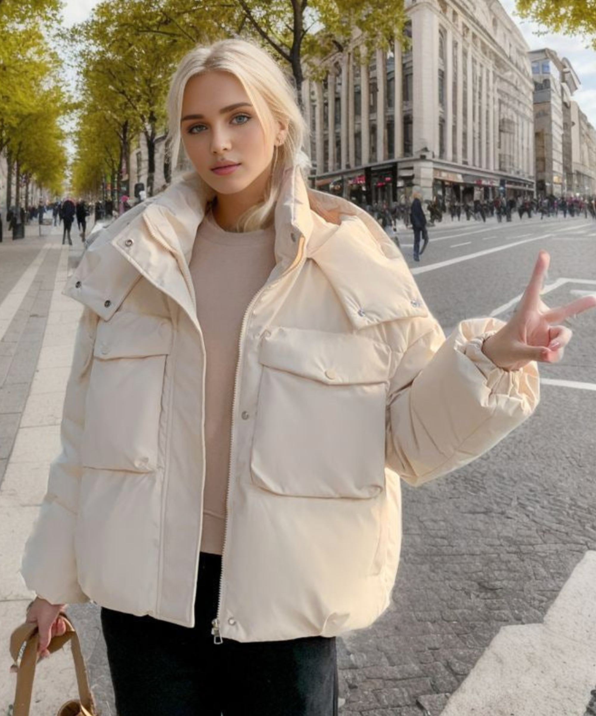 THE AURORA | QUILTED SHORT COAT
