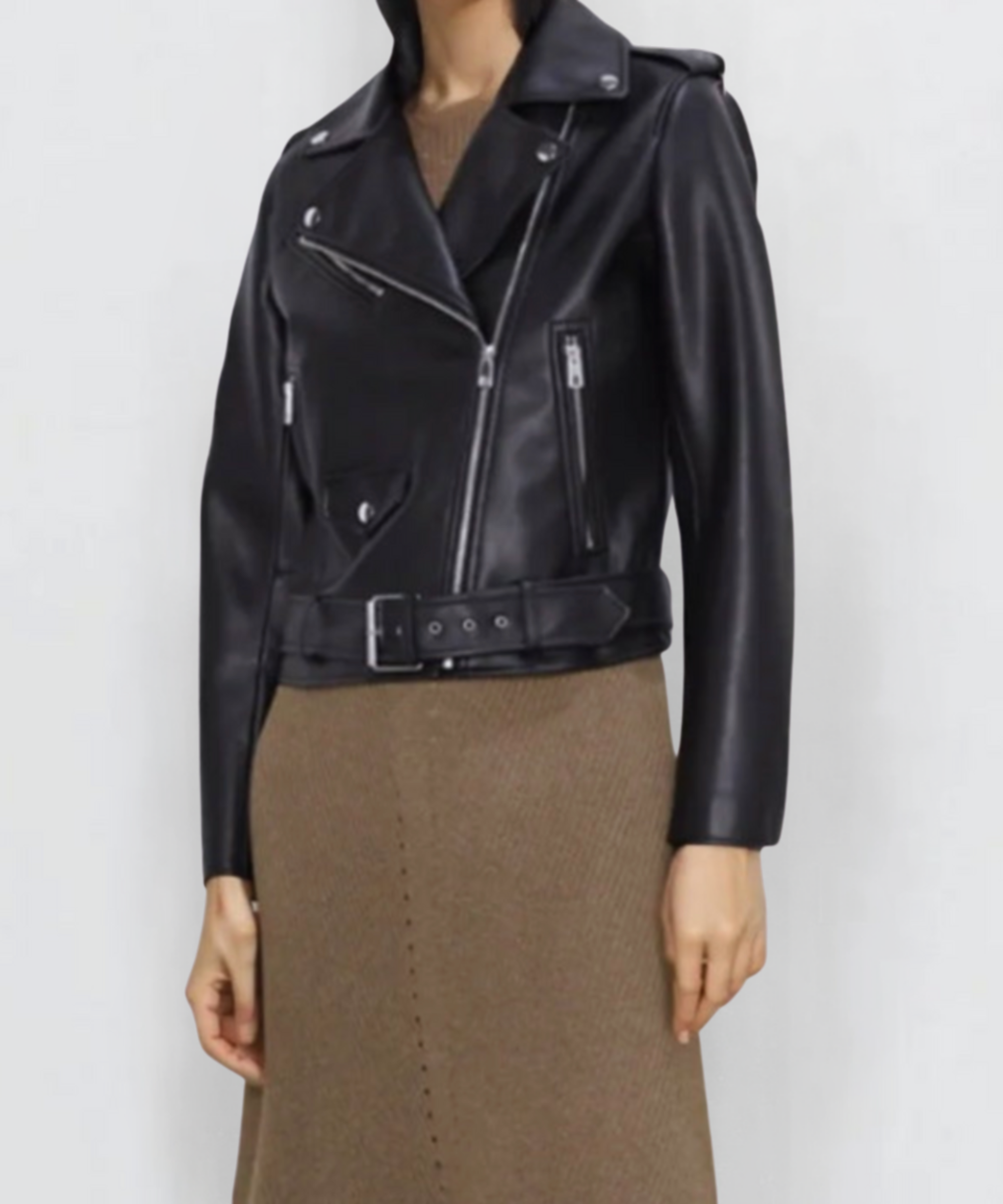 THE NOVA | RETRO BIKER LEATHER JACKET