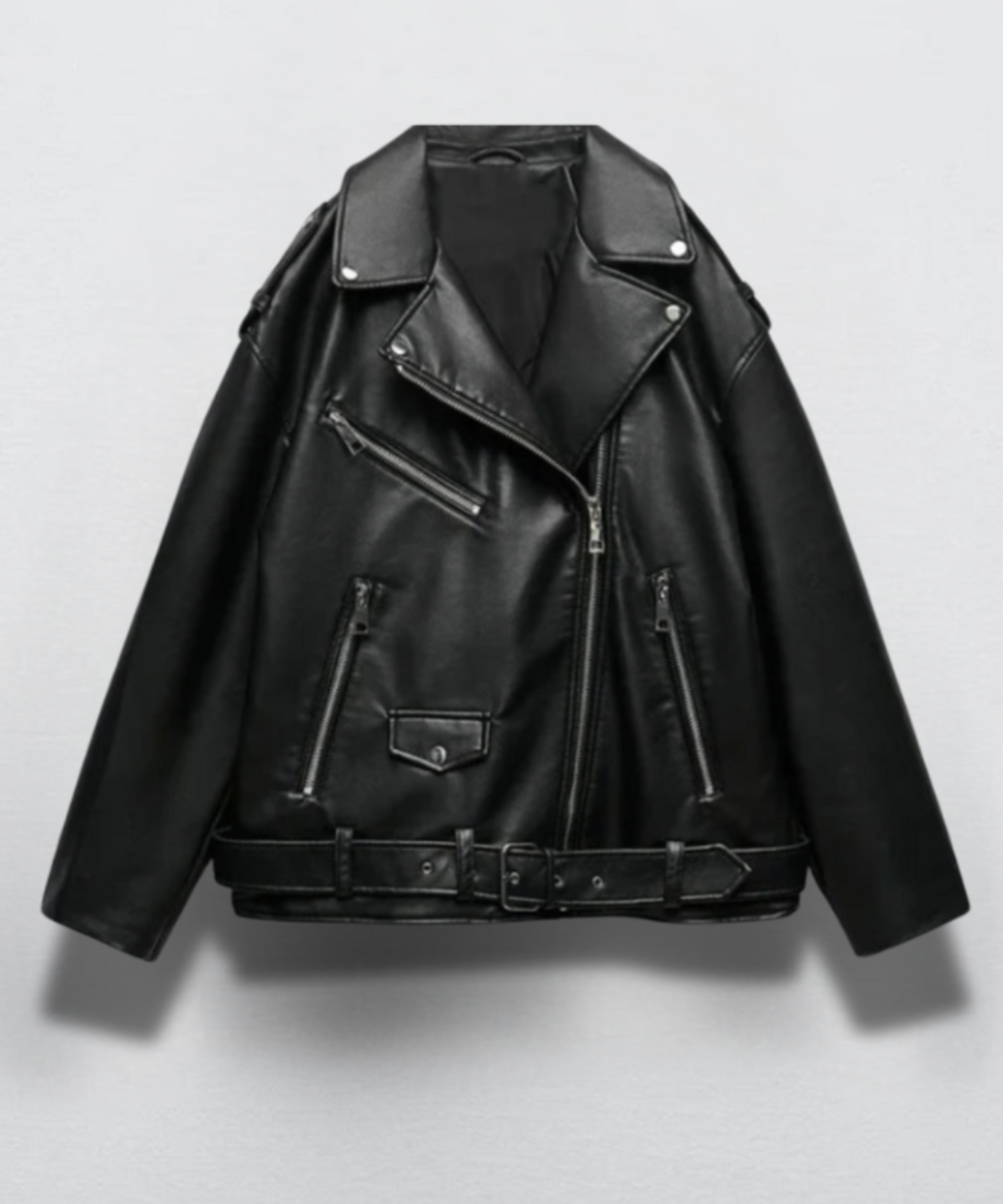 THE NOVA | RETRO BIKER LEATHER JACKET