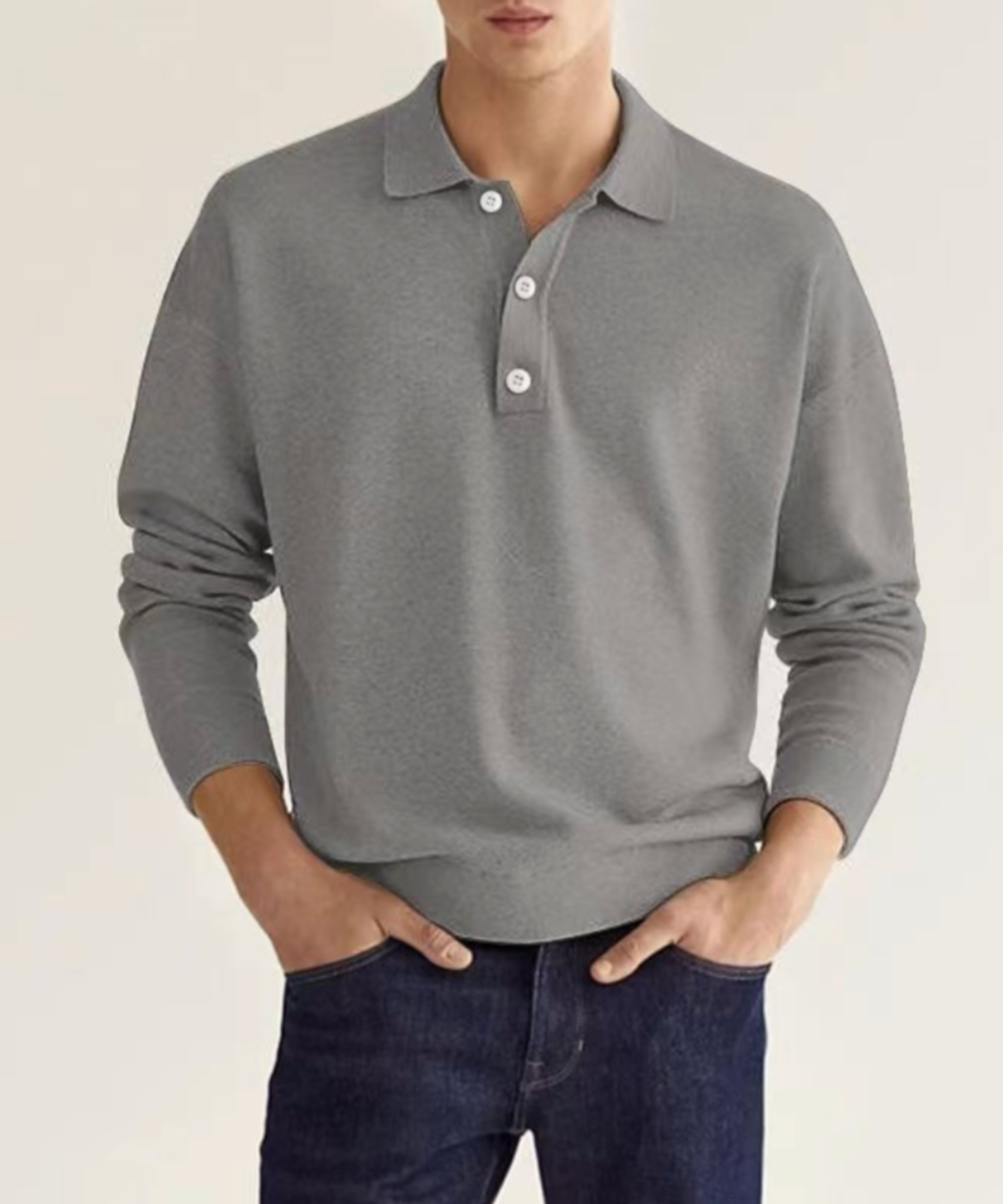 THE MASON | V-NECK POLO SHIRT