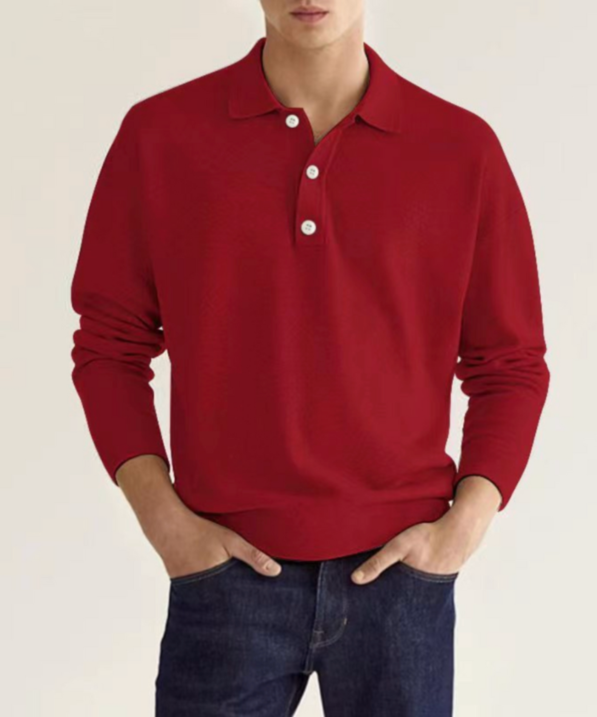 THE MASON | V-NECK POLO SHIRT