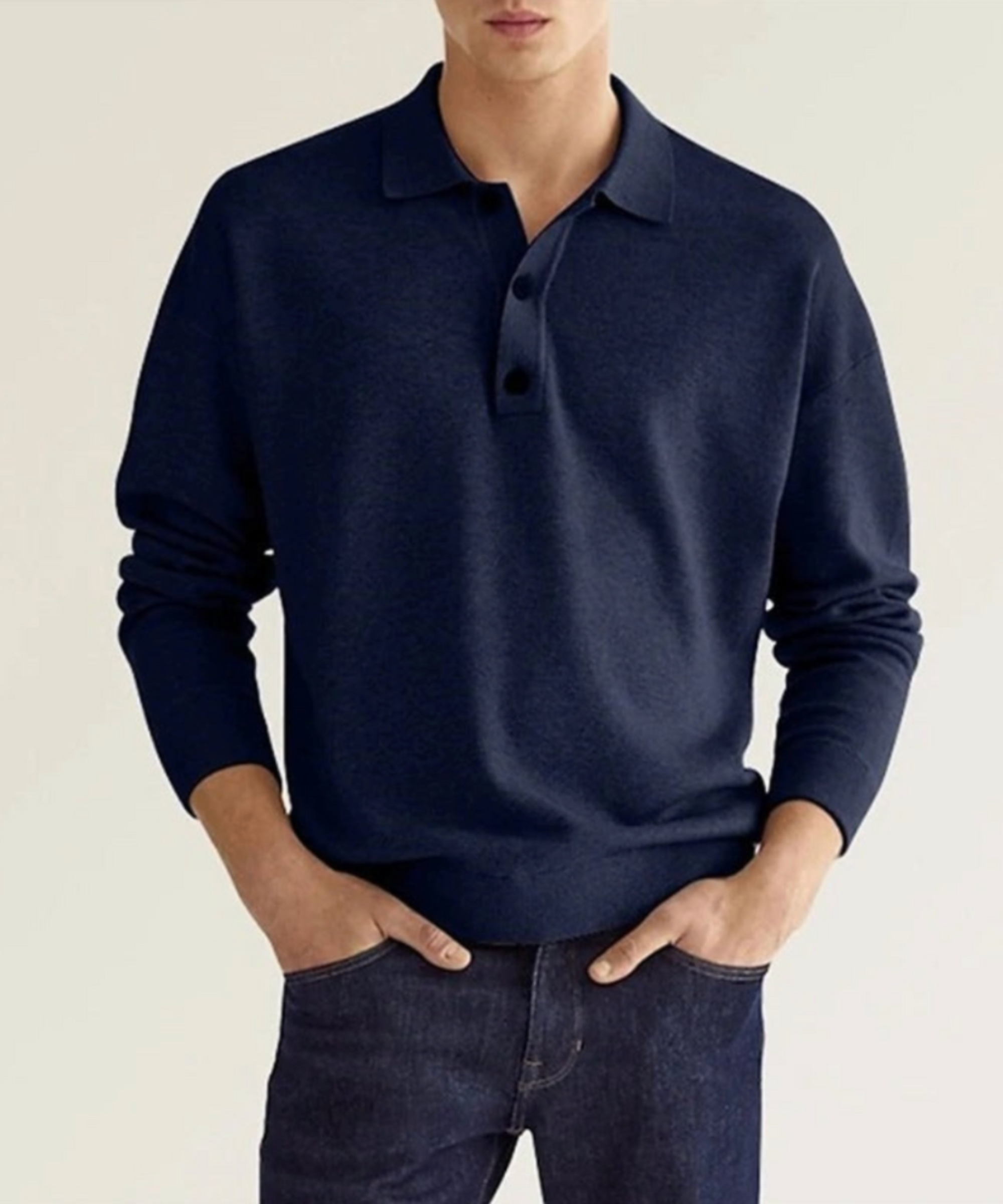 THE MASON | V-NECK POLO SHIRT