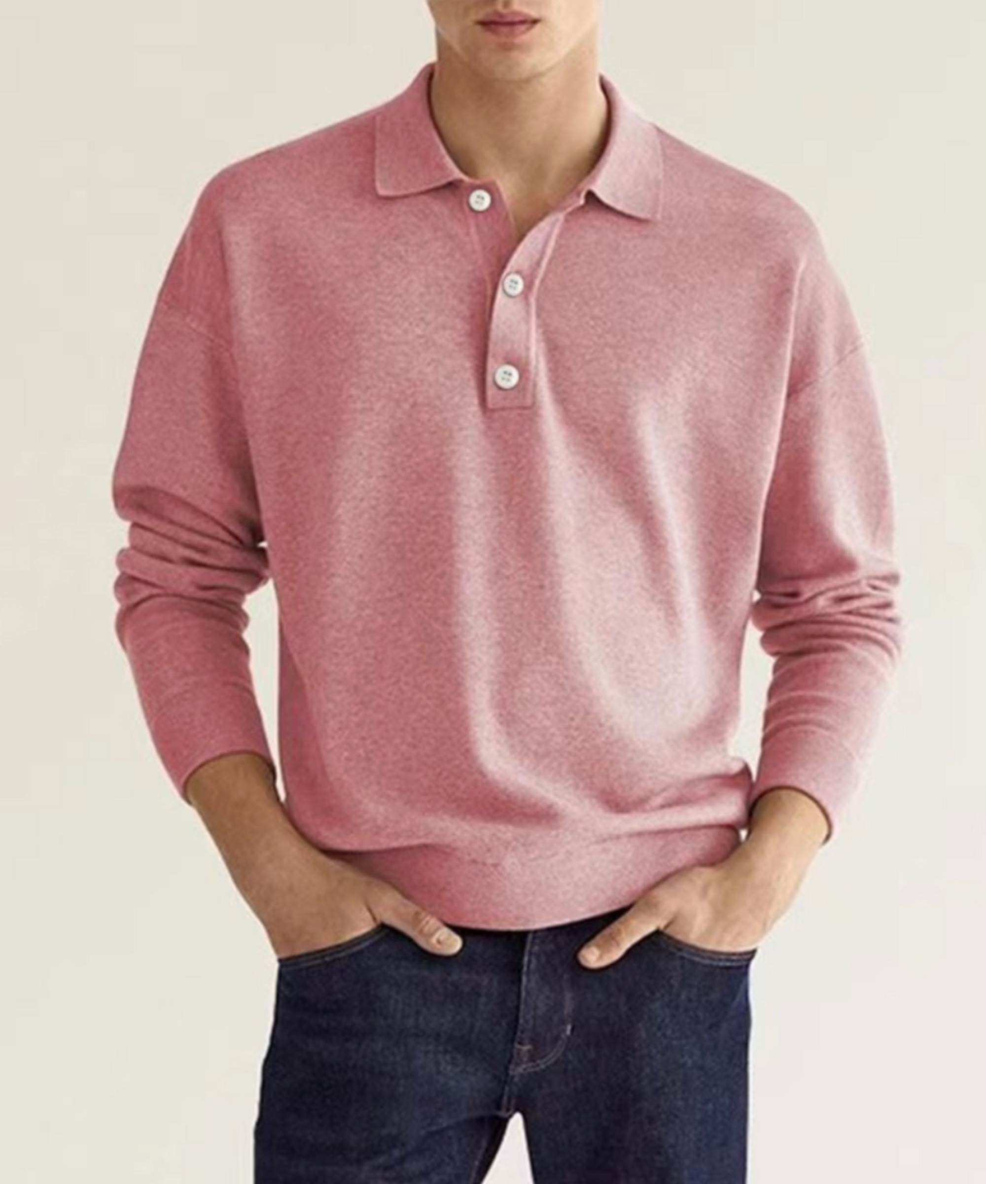 THE MASON | V-NECK POLO SHIRT