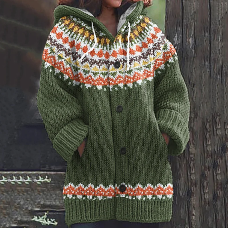 THE MOSSY | COMFORT GREEN CARDIGAN